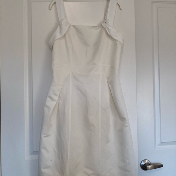 Authentic MaxMara ivory linen/cotton dress, size 8-10 - Picture 8 of 14
